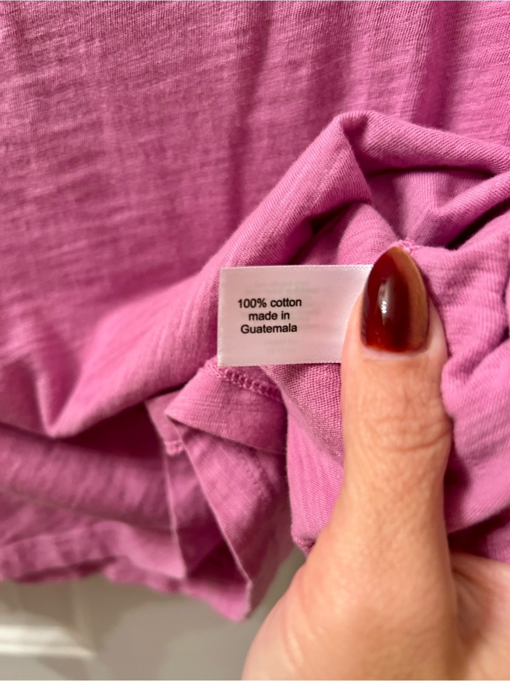 Lane Bryant Raspberry Pink Ruffle-Sleeve Tee - Picture 4 of 4